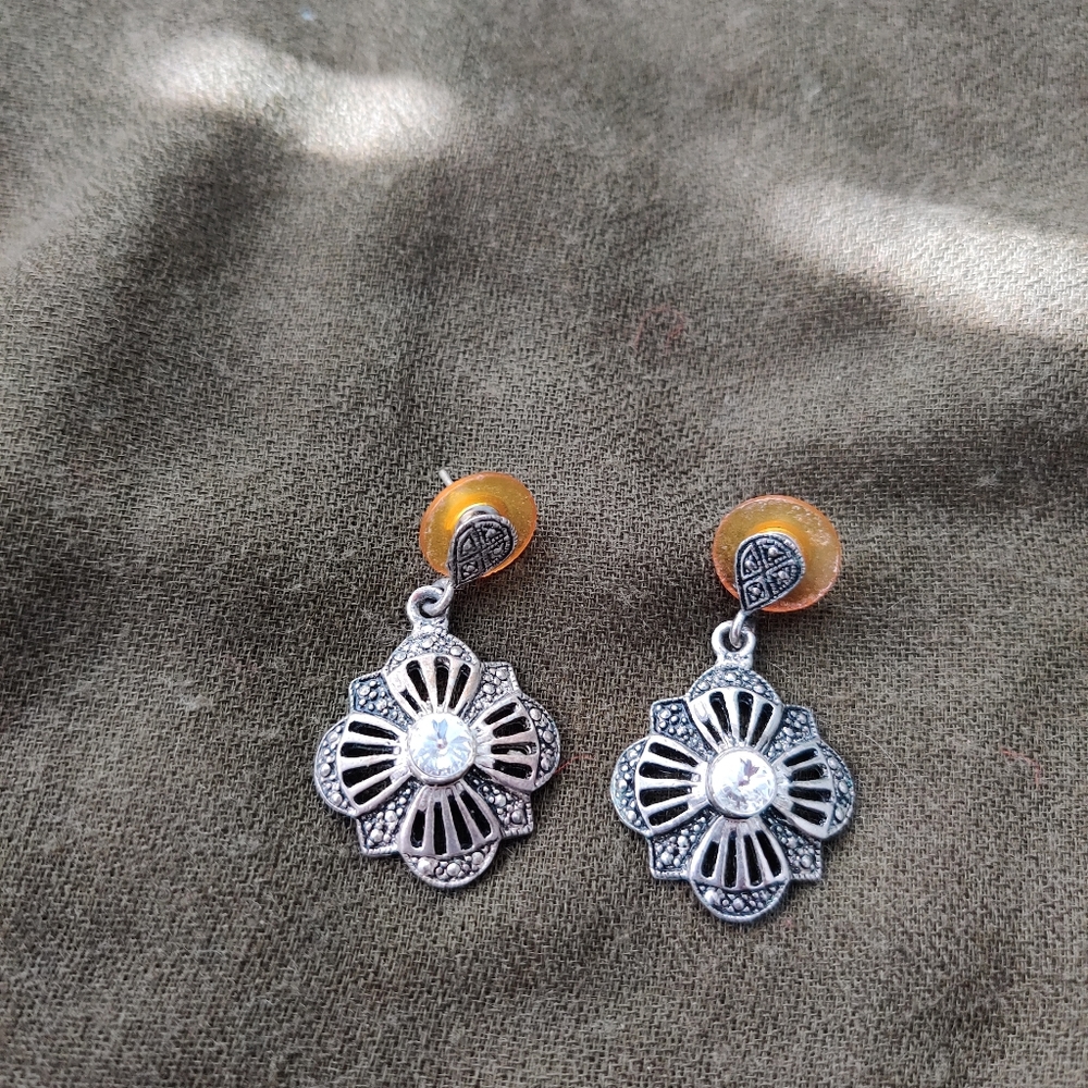 Vintage post earrings